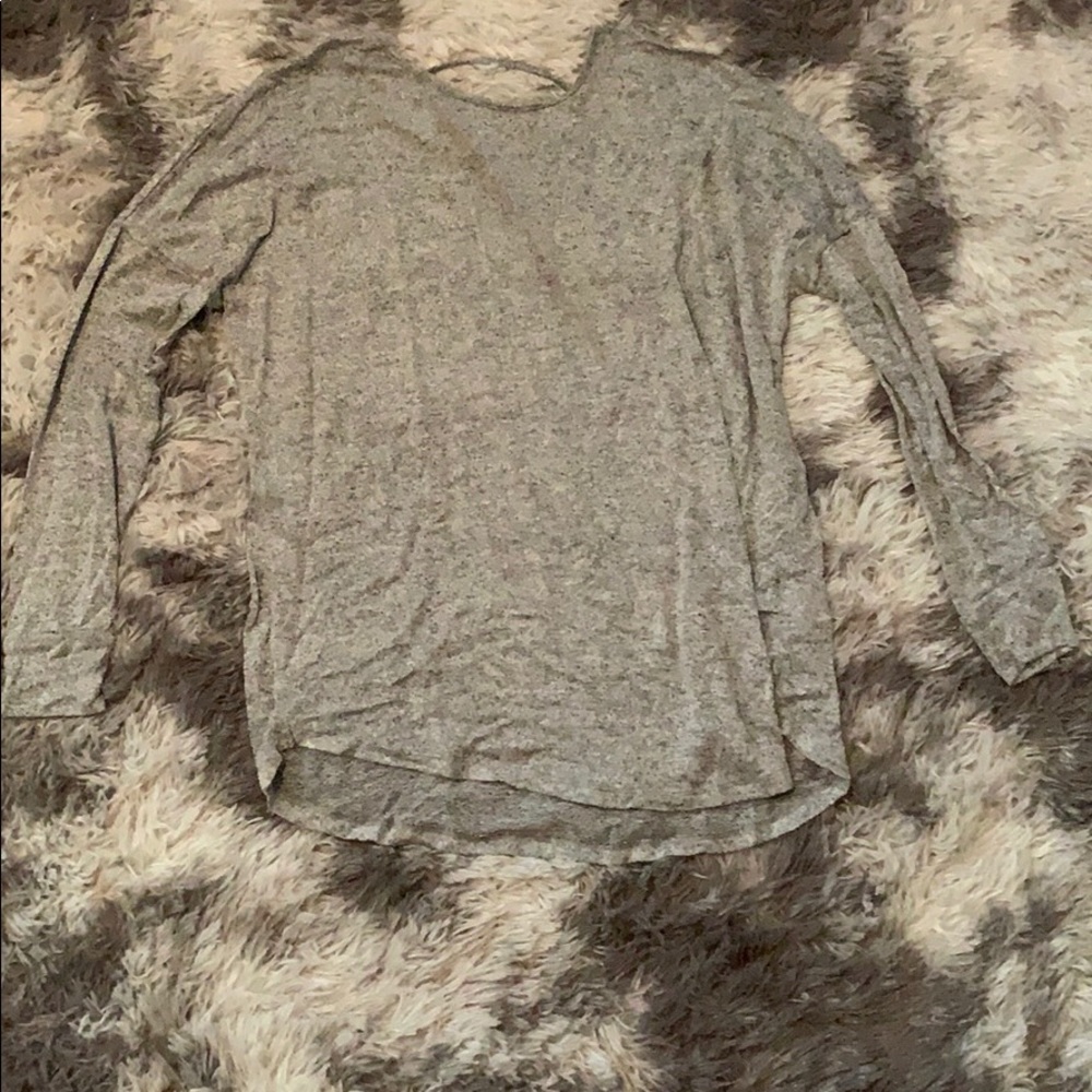 Gray long sleeve